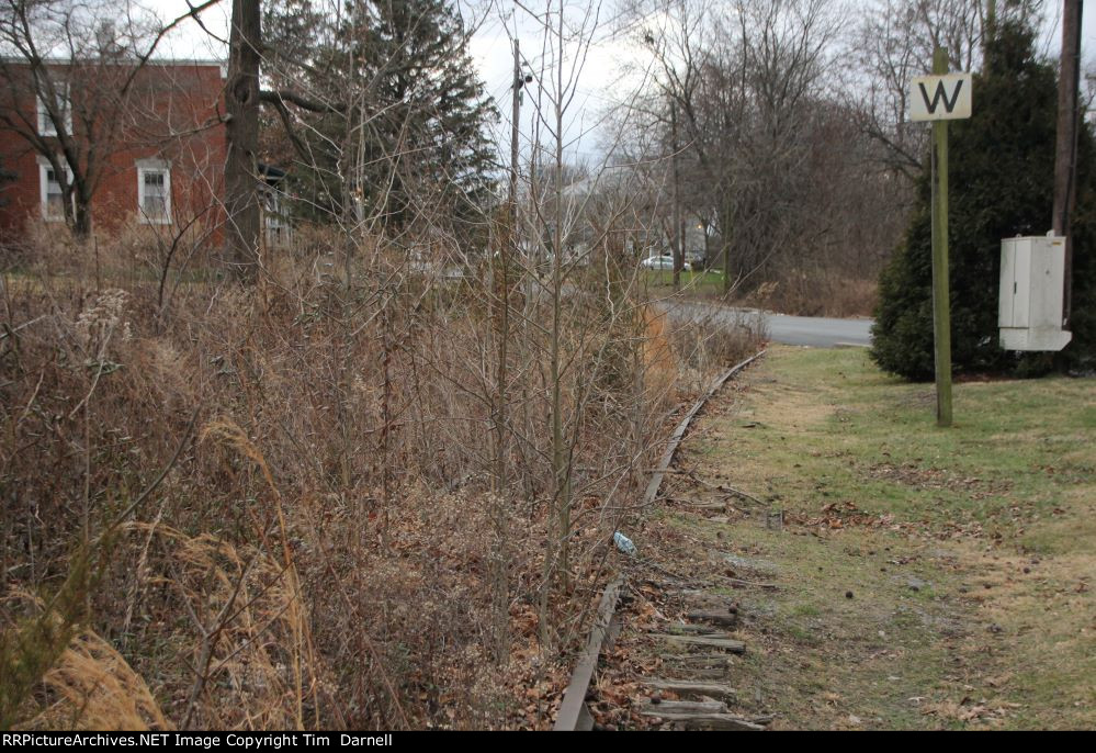 Looking west to the Lincoln Ave. crossing.